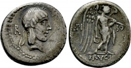 L. CALPURNIUS PISO FRUGI. Quinarius (90 BC). Rome.