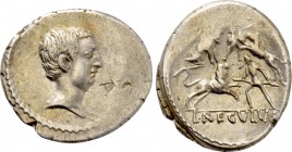 L. LIVINEIUS REGULUS. Denarius (42 BC). Rome.