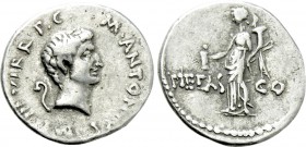 MARK ANTONY. Denarius. (41 BC). Military mint traveling with Antony in Asia Minor.