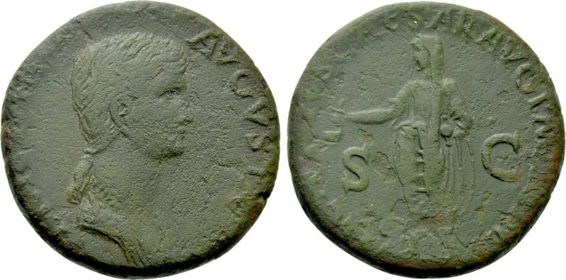 ANTONIA II (Augusta, 37 & 41). Dupondius. Rome. 

Obv: ANTONIA AVGVSTA. 
Drap...