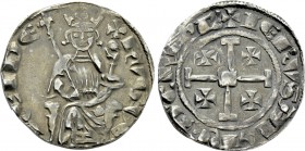 CRUSADERS. Cyprus. Hugh IV (1324-1359). Gros. Nicosia.