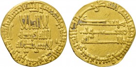 ISLAMIC. 'Abbasid Caliphate. Time of al-Mansur (AH 136-158 / 754-775 AD). GOLD Dinar.