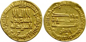 ISLAMIC. 'Abbasid Caliphate. Time of al-Rashid (AH 170-193 / 786-809 AD). GOLD Dinar. Dated AH 181 (797 AD).