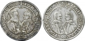GERMANY. Saxe-Altenburg. Johann Philipp and his three brothers (1602-1625). Reichstaler (1608-WA). Saalfeld.