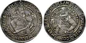 GERMANY. Saxe-Coburg-Eisenach. Johann Casimir and Johann Ernst (1572-1633). Reichstaler (1625-WA). Saalfeld.