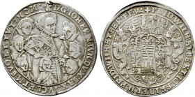 GERMANY. Saxe-Weimar. Johann Ernst and his seven brothers (1605-1619). Reichstaler (1617-WA). Saalfeld.