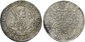 GERMANY. Saxony. Johann Georg I (1615-1656). Reichstaler (1618). Dresden.