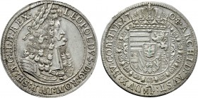 HOLY ROMAN EMPIRE. Leopold I (1658-1705). Reichstaler (1704). Hall.