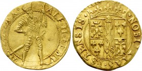 ITALY. Ferrara. Alfonso II d'Este (1559-1597). GOLD Ducat (1596).