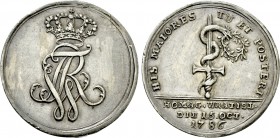 GERMANY. Saxony. Friedrich Wilhelm II (1786-1797). Silver Medal (1786). Commemorating the Loyalty of the Silesian Estates.