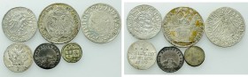 6 Coins of Germany; 15th to 18th Century.