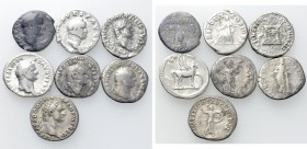 7 Denari of the Flavian Dynasty.