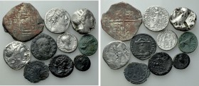10 Coins; Greek to Modern.
