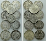 10 Silver Coins of the Austrian Empire.