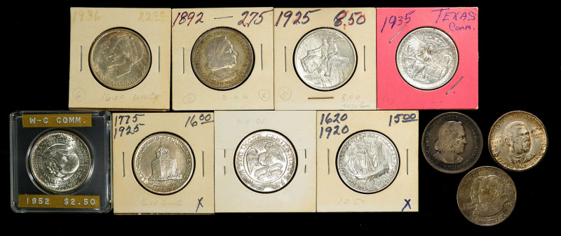 Lot of (11) Commemorative Silver Half Dollars. (Uncertified).

Included are: 1...