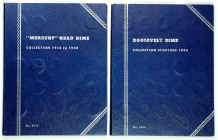 Lot of (2) Sets of Circulation Strike Mercury and Roosevelt Dimes.

Both are housed in Whitman blue folders. Included are: Mercury, 1916-1945; and R...