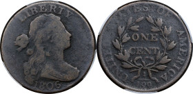1806 Draped Bust Cent. Good-6 (PCGS).

PCGS# 1513.

Estimate: $ 90