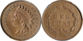 1859 Indian Cent. AU Details--Harshly Cleaned (PCGS).

PCGS# 2052. NGC ID: 227E.

Ex Joseph J. Haney Collection.

Estimate: $ 125