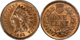 1864 Indian Cent. Bronze. MS-65 RB (PCGS).

PCGS# 2077. NGC ID: 227L.

Estimate: $ 555