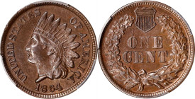 1864 Indian Cent. Bronze. AU-58 (PCGS). CAC.

PCGS# 2076. NGC ID: 227L.

Estimate: $ 85
