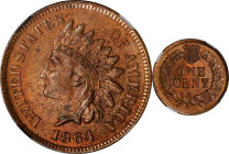1864 Indian Cent. Bronze. L on Ribbon. Unc Details--Altered Color (NGC).

PCGS# 2079. NGC ID: 227M.

Estimate: $ 300