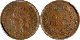 1866 Indian Cent. EF-45 (PCGS).

PCGS# 2085. NGC ID: 227P.

Ex Joseph J. Haney Collection.

Estimate: $ 165