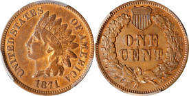 1871 Indian Cent. Bold N. VF Details--Cleaned (PCGS).

PCGS# 2100. NGC ID: 227V.

Ex Joseph J. Haney Collection.

Estimate: $ 150
