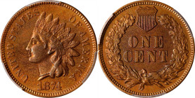 1874 Indian Cent. AU Details--Cleaned (PCGS).

PCGS# 2118. NGC ID: 227Z.

Ex Joseph J. Haney Collection.

Estimate: $ 100