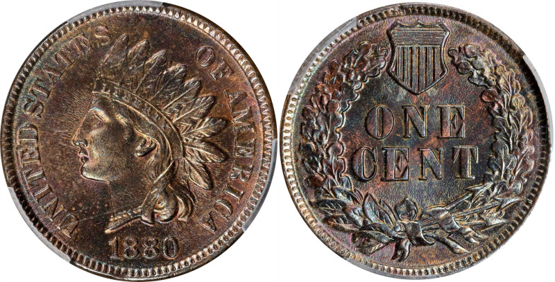 1880 Indian Cent. MS-63 BN (PCGS).

PCGS# 2136. NGC ID: 2287.

Ex Joseph J. ...