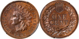 1885 Indian Cent. Proof-63 BN (PCGS).

PCGS# 2342. NGC ID: 22A6.

Ex Joseph J. Haney Collection.

Estimate: $ 195