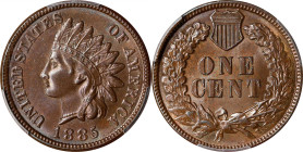 1885 Indian Cent. MS-65 BN (PCGS). CAC.

PCGS# 2151. NGC ID: 228C.

Ex Joseph J. Haney Collection.

Estimate: $ 335