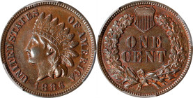 1886 Indian Cent. Type I Obverse. MS-62 BN (PCGS). CAC.

PCGS# 2154. NGC ID: 272Y.

Ex Joseph J. Haney Collection.

Estimate: $ 175