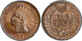 1891 Indian Cent. MS-64 BN (PCGS). CAC.

PCGS# 2178. NGC ID: 228K.

Ex Joseph J. Haney Collection.

Estimate: $ 110