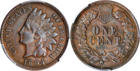 1894/1894 Indian Cent. Snow-1, FS-301. Doubled Date. EF-45 (PCGS). CAC.

PCGS# 37582. NGC ID: 228N.

Ex Joseph J. Haney Collection.

Estimate: $...