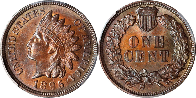 1895 Indian Cent. MS-63 BN (PCGS). CAC.

PCGS# 2190. NGC ID: 228P.

Ex Josep...