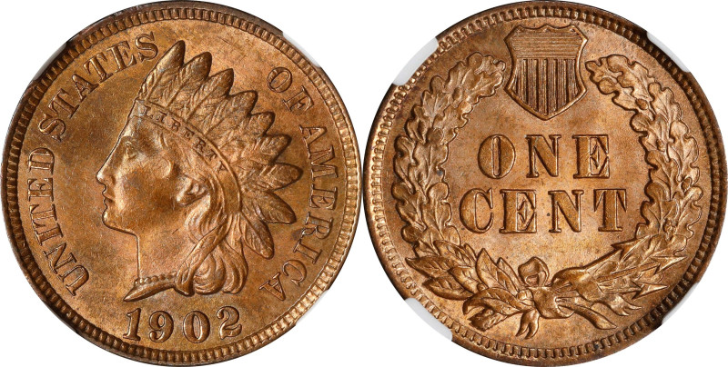 1902 Indian Cent. MS-63 RB (NGC).

PCGS# 2212. NGC ID: 228X.

Estimate: $ 10...