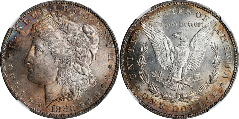 1880 Morgan Silver Dollar. MS-64 (NGC).

PCGS# 7096. NGC ID: 253Y.

Estimate...