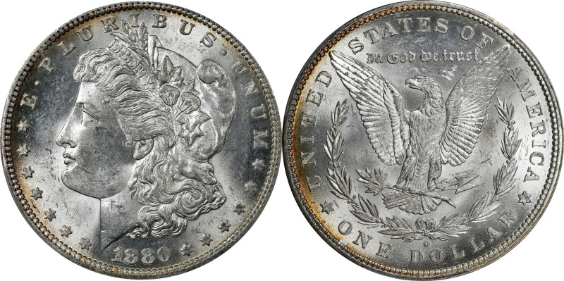 1880/79-O Morgan Silver Dollar. MS-61 (PCGS).

PCGS# 7116.

Estimate: $ 150