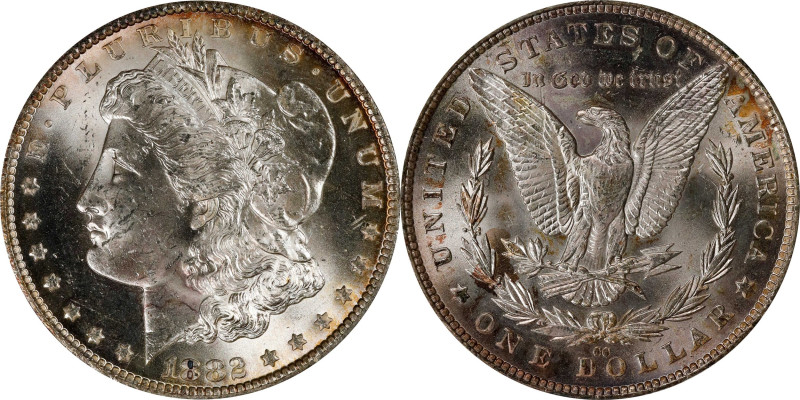 1882-CC Morgan Silver Dollar. VAM-3A. MS-63 (ANACS). Discovery Piece.

PCGS# 4...