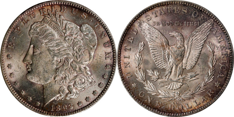 1892-CC Morgan Silver Dollar. VAM-8A. MS-63 (ANACS).

PCGS# 43631.

From the...