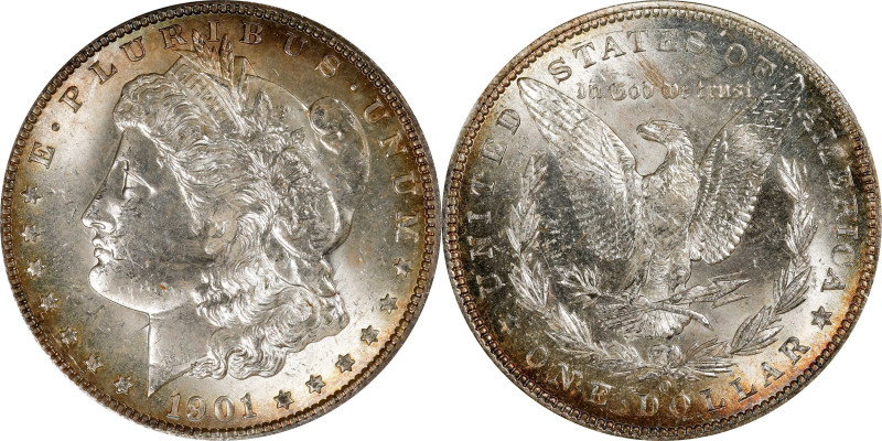 1901-O Morgan Silver Dollar. VAM-25A. Super CD. MS-62 (ANACS). Discovery Piece....