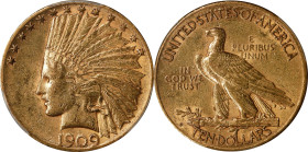 1909-S Indian Eagle. AU-53 (PCGS).

PCGS# 8864. NGC ID: 28GP.

Estimate: $ 1190