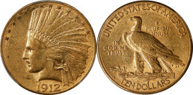 1912-S Indian Eagle. AU-53 (PCGS).

PCGS# 8872. NGC ID: 28GX.

Estimate: $ 885