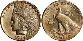 1914-S Indian Eagle. AU-55 (NGC).

PCGS# 8877. NGC ID: 28H4.

Estimate: $ 1110