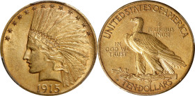 1915-S Indian Eagle. AU-55 (PCGS).

PCGS# 8879. NGC ID: 28H6.

Estimate: $ 2780