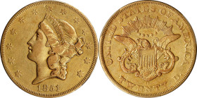 1851-O Liberty Head Double Eagle. EF Details--Cleaned (PCGS).

PCGS# 8905. NGC ID: 268J.

Estimate: $ 3500