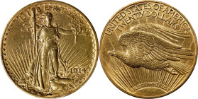 1914-S Saint-Gaudens Double Eagle. AU Details--Cleaned (PCGS).

PCGS# 9166. NGC ID: 26FU.

Estimate: $ 1750