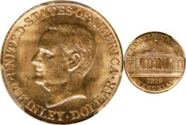 1916 McKinley Memorial Gold Dollar. MS-64 (PCGS).

PCGS# 7454. NGC ID: BYLK.

Estimate: $ 420