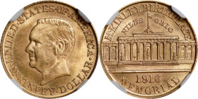1916 McKinley Memorial Gold Dollar. MS-64 (NGC).

PCGS# 7454. NGC ID: BYLK.

Estimate: $ 525