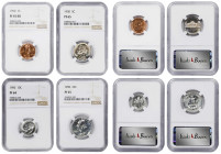 Nearly Complete 1950 Proof Set. (NGC).

All examples are individually graded and encapsulated. Included are: Lincoln cent, Proof-65 RD; Jefferson ni...